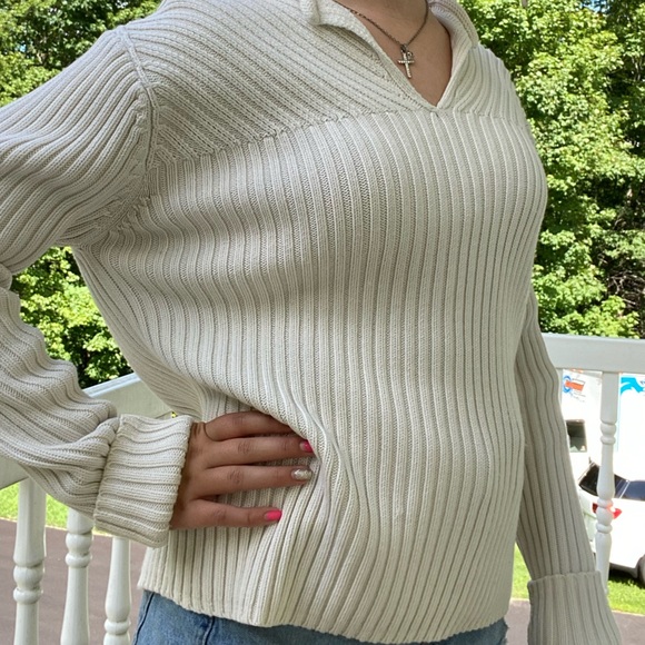 White sweater - Picture 3 of 3